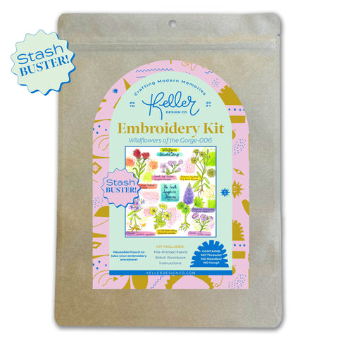 10 Embroidery Kits : Stash Buster Kit (For more advanced stitchers)