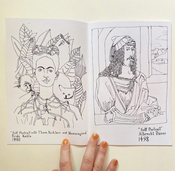 #43 Self Portraits of Women Artists Colouring Book