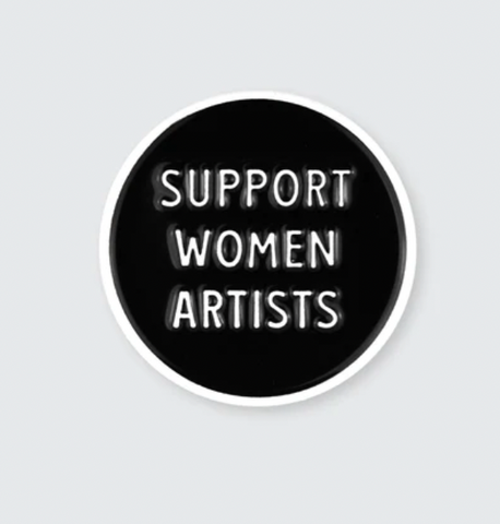 Enamel Pin - Support Women Artists